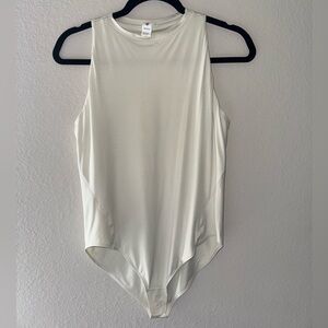 lululemon athletica Cream Sleeveless Bodysuit